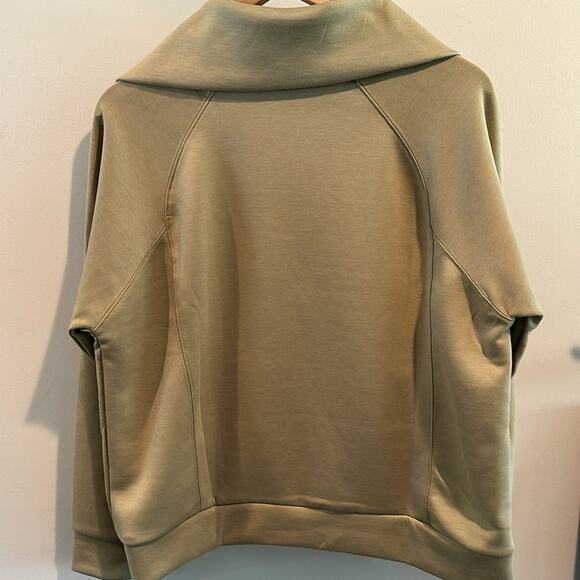 Dear Scarlett Large Sage Green Hamptons Quarter Zip Pullover NWT - Picture 10 of 11